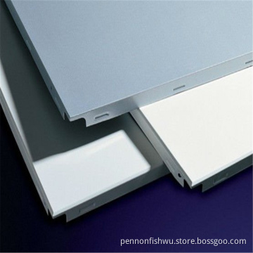Suspended Metal Ceiling Flat design false aluminum ceiling tiles